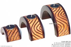 Manufacturers Exporters and Wholesale Suppliers of Wooden Candle Holders Saharanpur Uttar Pradesh